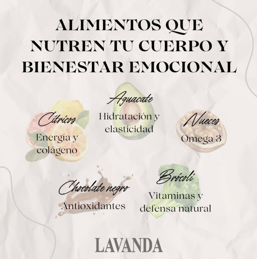 Alimentos que nutren tu cuerpo y bienestar emocional