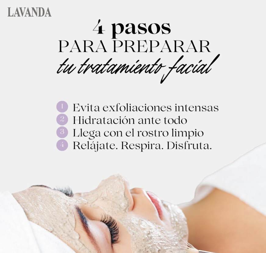4 pasos para preparar tu tratamiento facial